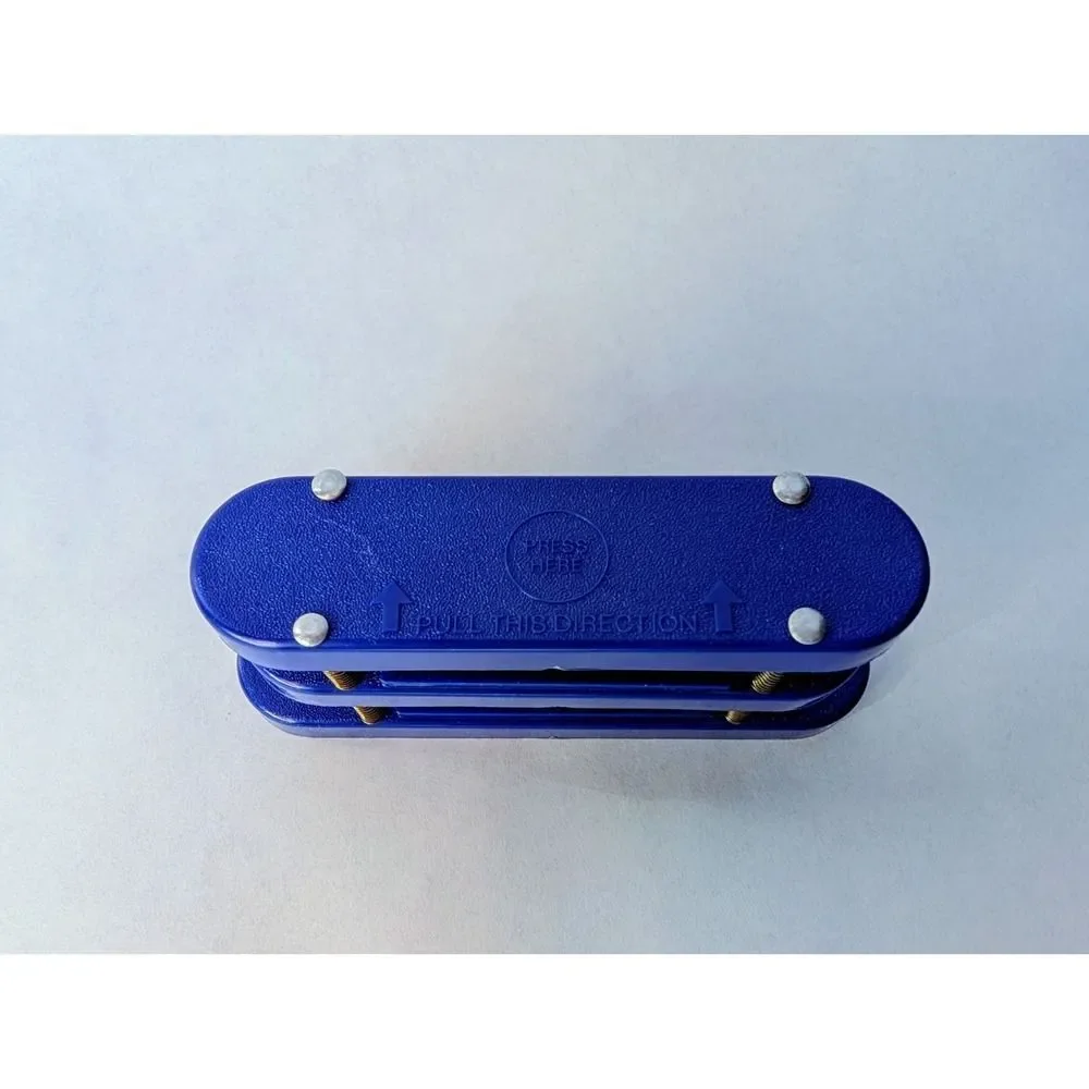 Vintage Giftco Brand 2 In 1 Ribbon Shredder & Curler Used With Box - Blue